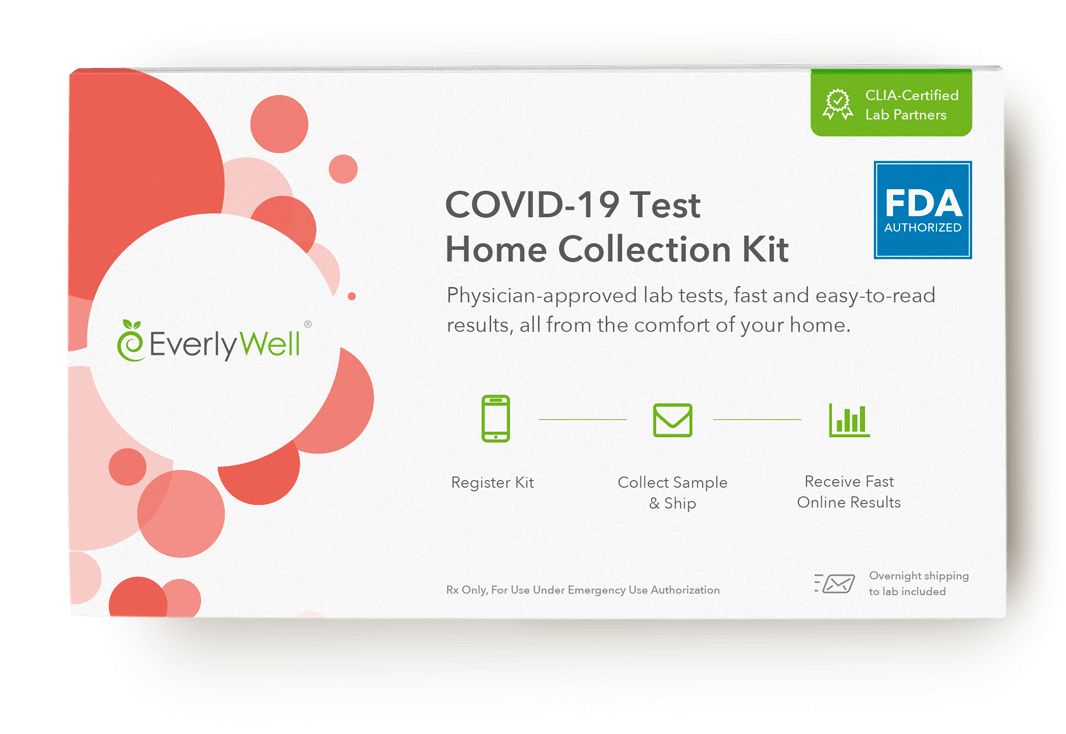 At-home coronavirus test collection kit