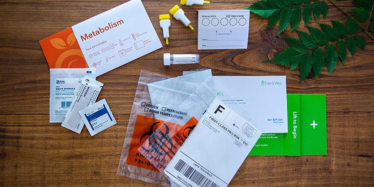 At-home Metabolism Test kit components